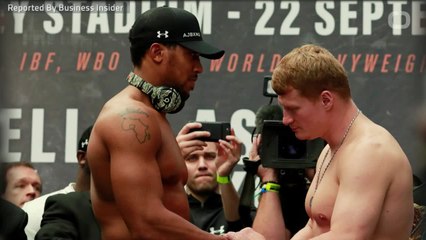 Anthony Joshua Knocks Out Alexander Povetkin