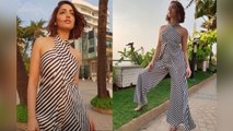 Yami Gautam's looks stunning in her backless halter neck jumpsuit | Boldsky