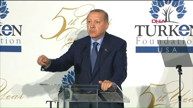 Cumhurbaşkanı Erdoğan, ABD'de Türken Vakfı Yemeğinde Konuştu - 3