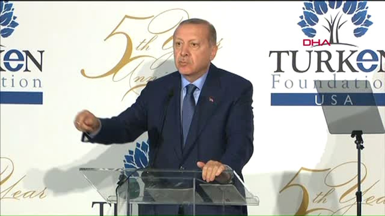 Cumhurbaşkanı Erdoğan, ABD'de Türken Vakfı Yemeğinde Konuştu - 3