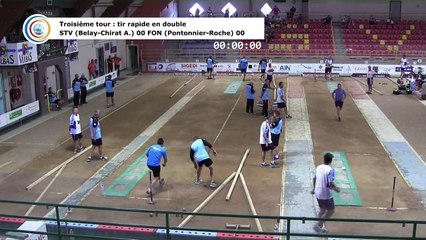 Troisième tour, tir rapide double, France Club Elite 1, J1, Saint-Vulbas contre Fontaine,  saison 2018/2019