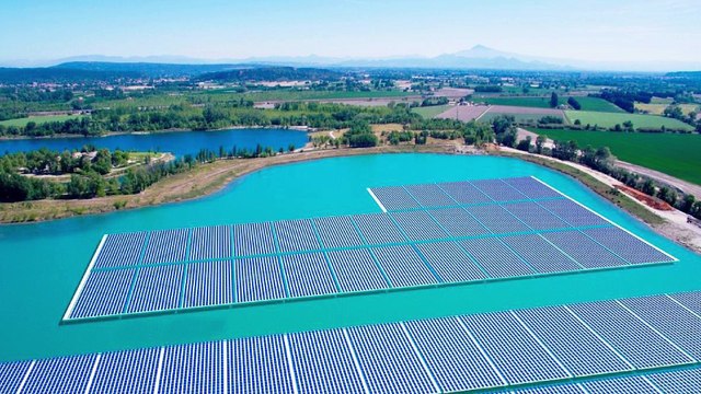 La première centrale solaire flottante en France en service au printemps 2019
