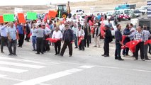 Çankırı - Köylüler Çankırı-Ankara Karayolu'nu Trafiğe Kapattı