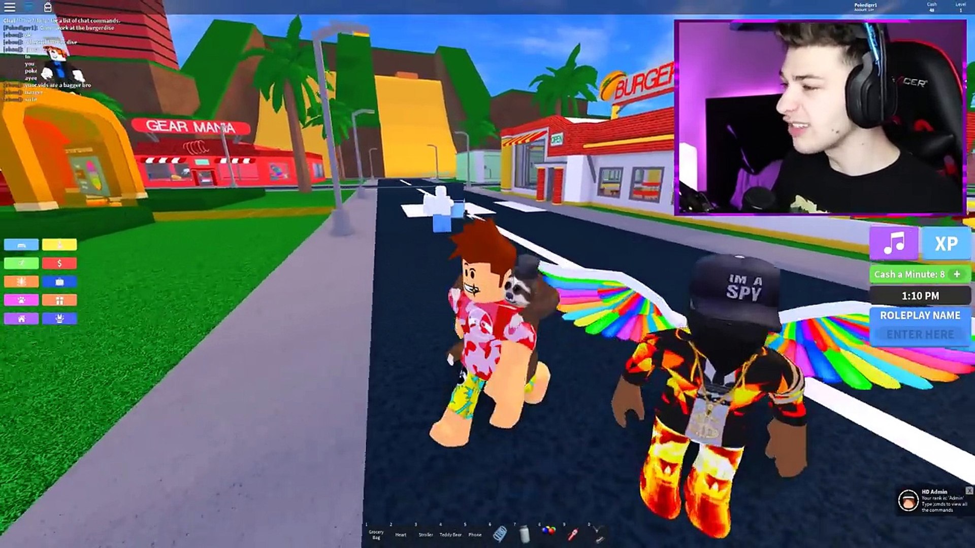 hide and seek using admin commands in roblox