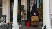 Michael Gove heads off for Cabinet meeting
