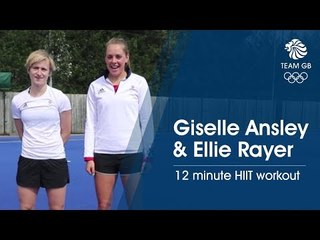 Giselle Ansley & Ellie Rayer - Hockey HIIT for beginners | Workout Wednesday