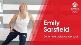 Emily Sarsfield balance workout | Workout Wednesday