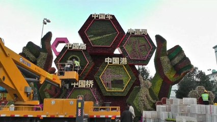 شاهد: الأزهار تكسو شوارع بكين احتفالا بالعيد الوطني