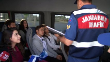 - Jandarmadan servis araçlarına denetim