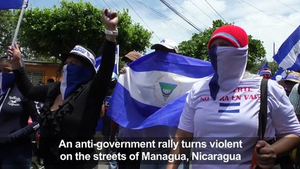One dead in anti-Ortega march in Nicaragua