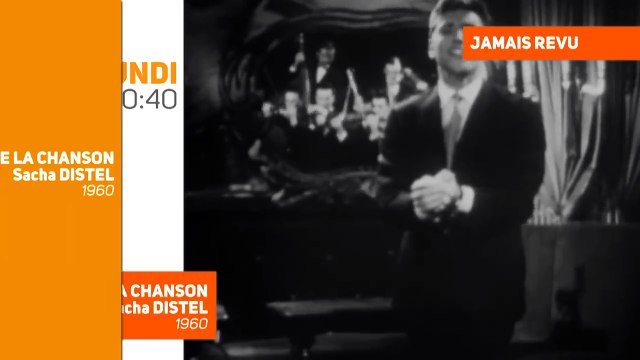 Toute la chanson avec Sacha Distel, ce soir, à 20h40 sur TV Melody datant de 1960