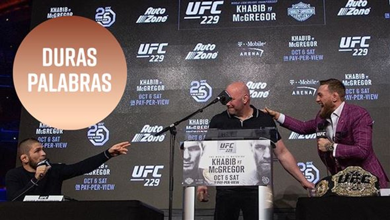 La pelea del año, entre McGregor y Khabib, sigue calentándose