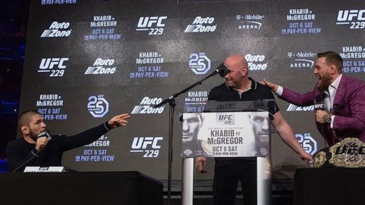 Conor mcgregor pöbelt und provoziert auf pressekonferenz