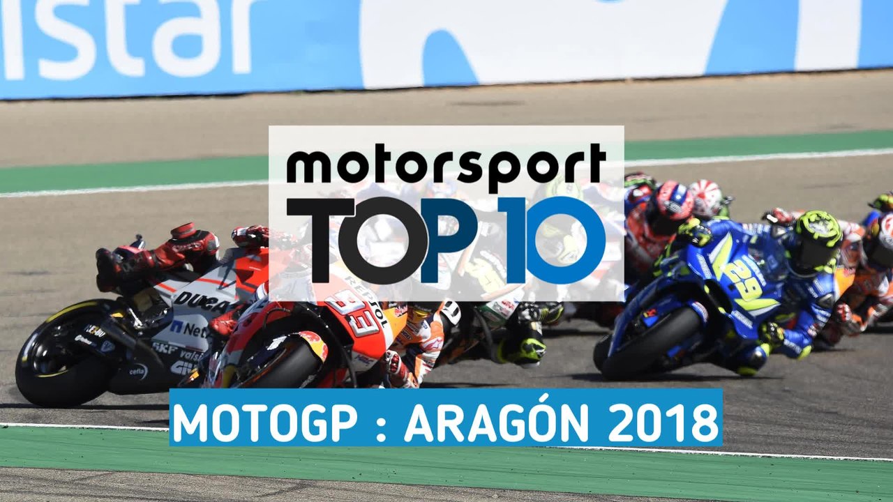 Les 10 moments forts du GP d'Aragón MotoGP