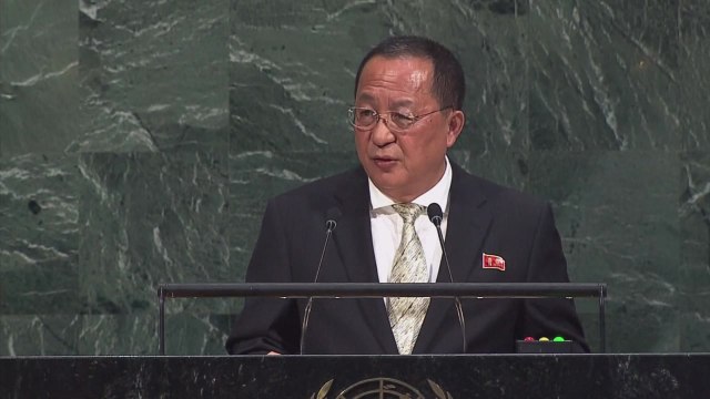 北 매체 리용호 외무상, 유엔총회 참석 위해 출발 / YTN