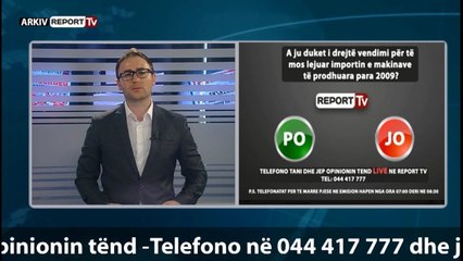 Report TV - Emisioni Shtypi i Ditës dhe Ju, gazetat dhe telefonatat 24 Shtator 2018