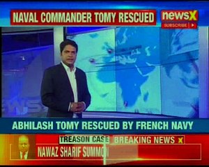Abhilash Tomy rescued by French navy; injured his back and stranded in Indian ocean