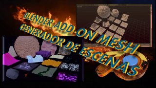 BLENDER ADD-ON MESH INCREIBLE GENERADOR DE NATURALEZA