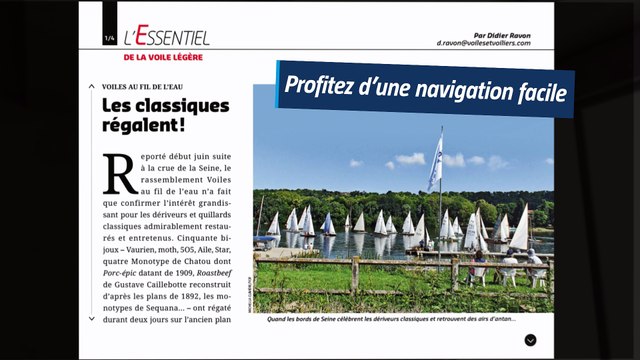 Redécouvrez Voiles et Voiliers sur votre tablette ou smartphone !