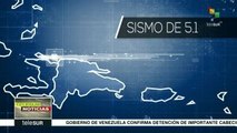 Registran sismo de 5.1 en República Dominicana