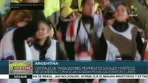 Convocan centrales de trabajadores en Argentina paro de 36 horas