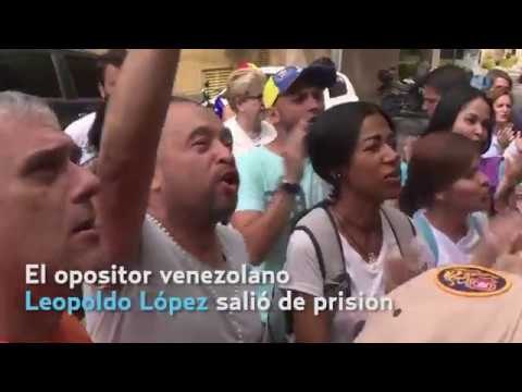 Leopoldo López, el líder opositor venezolano salió de prisión
