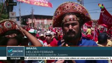 Brasil:miles apoyan a Fernando Haddad en su campaña por la presidencia