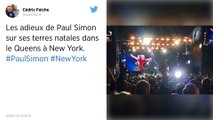 Frissons et émotions au dernier concert de Paul Simon à New York.