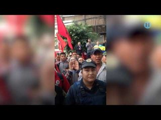 Protestan en embajada de Venezuela en la CDMX