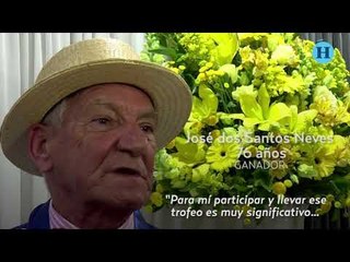 Concurso de belleza en Brasil coronó al abuelo más guapo