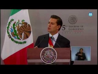 ¿Qué dijo Peña Nieto durante su Quinto Informe de Gobierno?