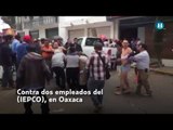 Desnudan a funcionarios del Instituto Electoral de Oaxaca