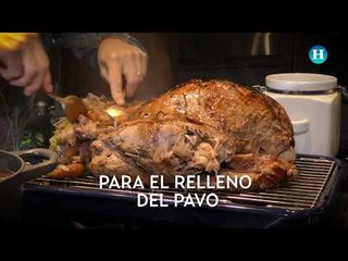 Receta de pavo navideño con relleno