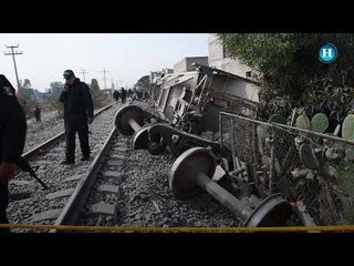 Descarrila tren en Ecatepec