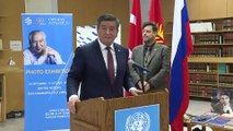 Kırgızistan Cumhurbaşkanı Ceenbekov, 'Cengiz Aytmatov' sergisinde - NEW YORK
