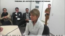 Fernanda Richa é ouvida em audiência de custódia