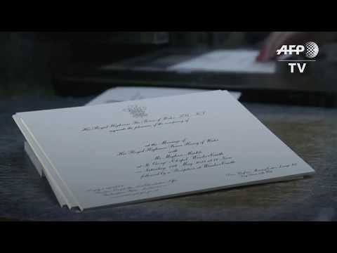 Listas las invitaciones para la boda del príncipe Harry y Meghan Markle