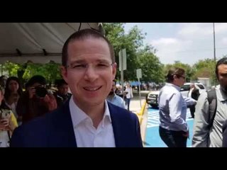 Ricardo Anaya Cortés felicitó a El Heraldo de México en su primer aniversario.
