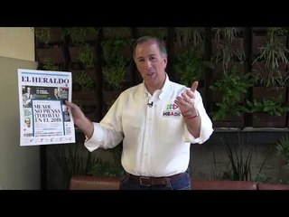 José Antonio Meade Kuribreña felicitó a El Heraldo de México.