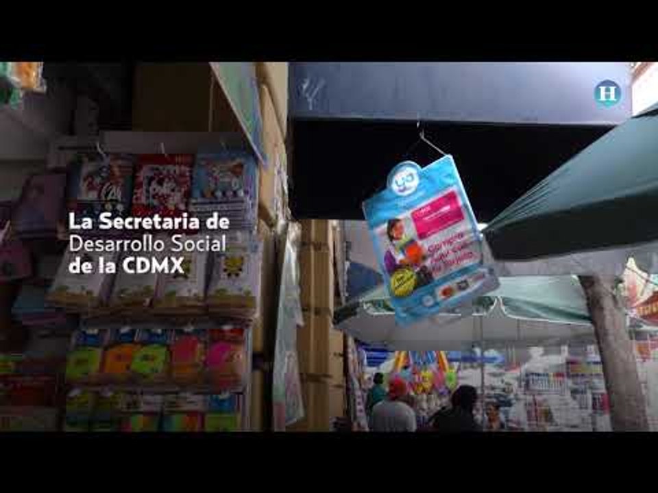 Aceptan en locales del centro tarjeta de apoyo a útiles escolares