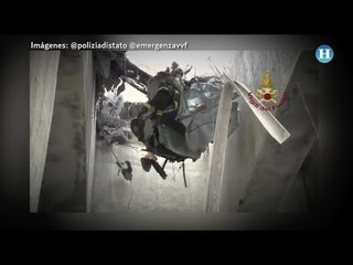 Se derrumba puente en Génova, Italia