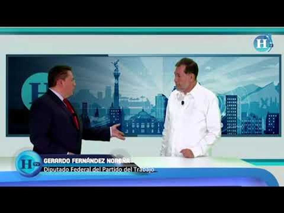 Fernández Noroña responde en el Heraldo TV a las críticas sobre viaje VIP