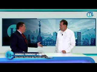 Fernández Noroña responde en el Heraldo TV a las críticas sobre viaje VIP