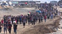 Gazze'deki Büyük Dönüş Yürüyüşü Gösterileri Devam Ediyor (2)