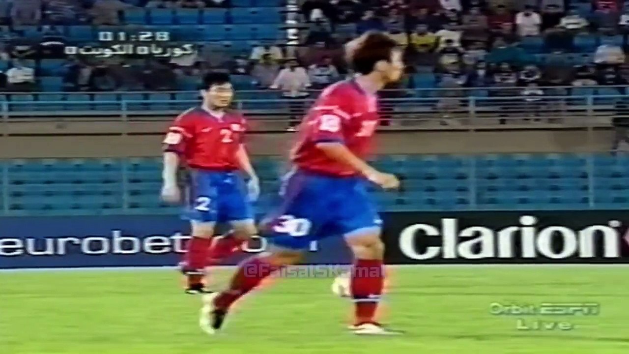 الشوط الاول مباراة الكويت و كوريا الجنوبية 1-0...