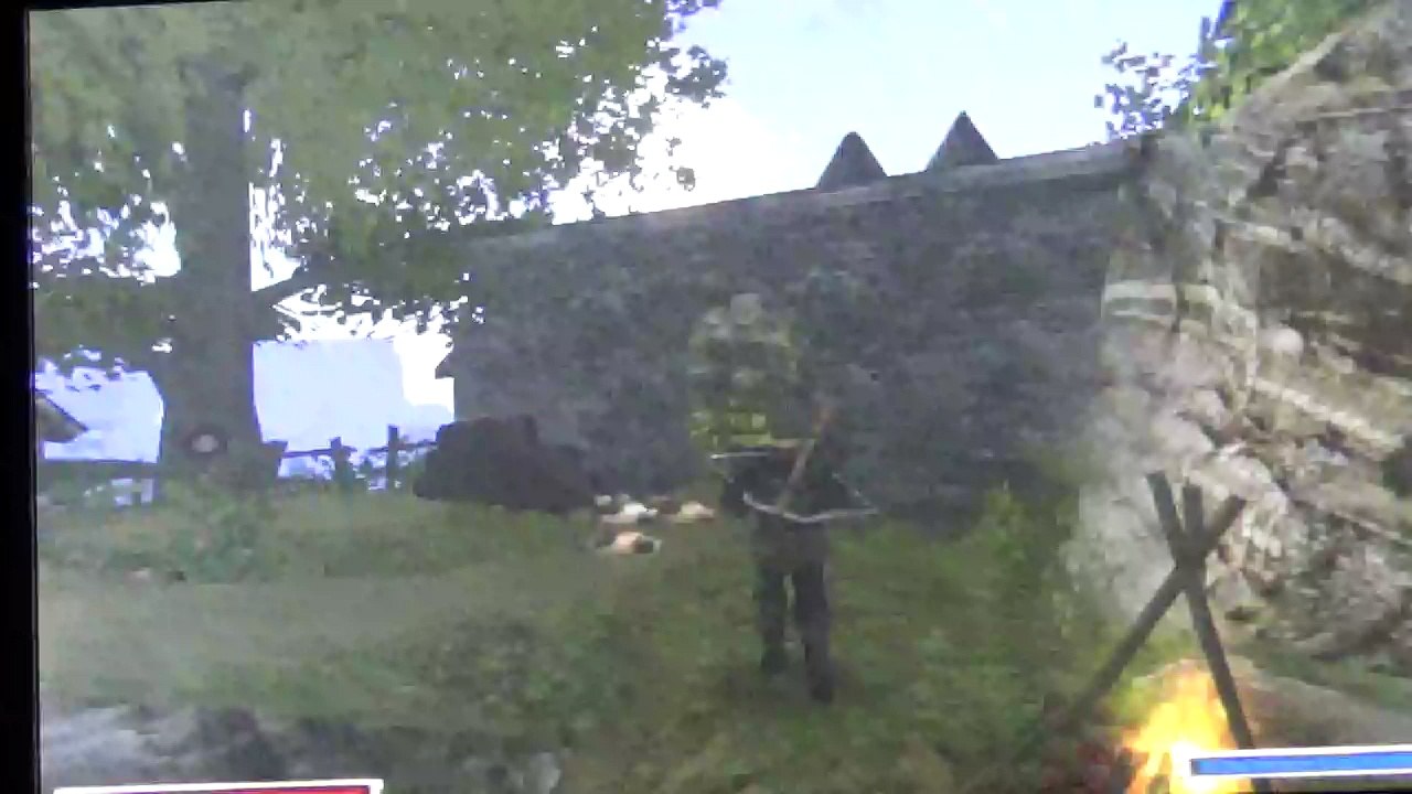 komischer Lauf Toröffnung