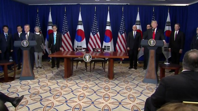 한미 정상, FTA 개정 협정 서명식 / YTN