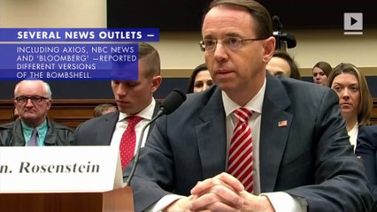 Deputy Attorney General Rod Rosenstein Expected to Resign