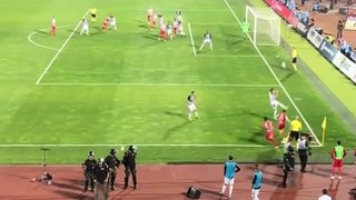 Snimak iz najboljeg ugla koji pokazuje da je Boakye dao cist gol Stojkovicu