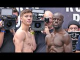 Yvan Mendy vs. Luke Campbell * REMATCH * WEIGH IN & FINAL FACE OFF | Joshua vs Povetkin Undercard.
